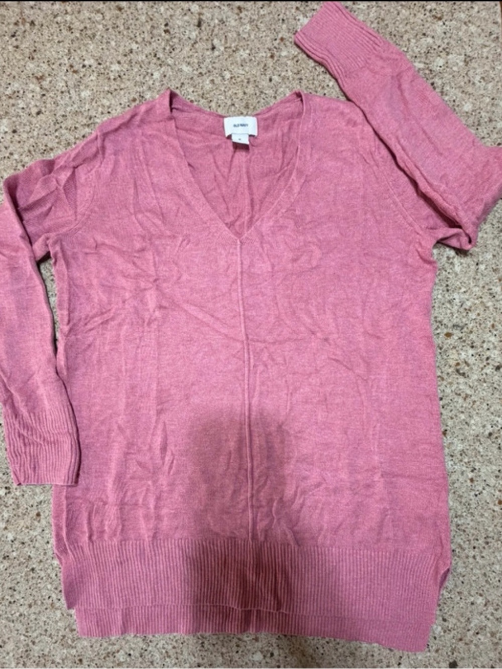 Old Navy Pink V-Neck Women's Sweater